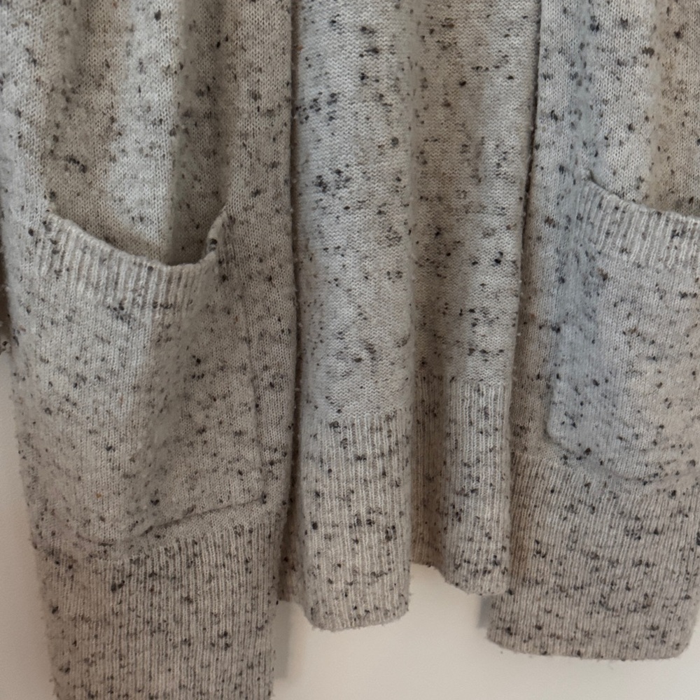 Madewell Speckled Gray Cardigan - Picture 4 of 6